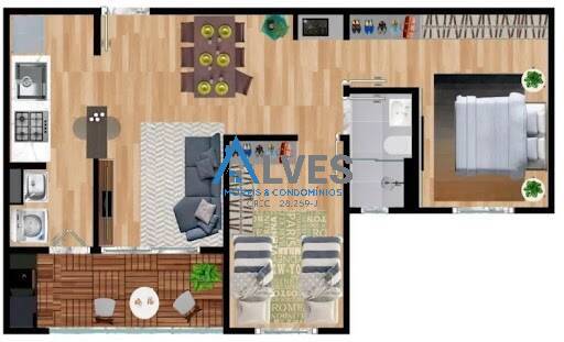 Apartamento à venda com 2 quartos, 65m² - Foto 24