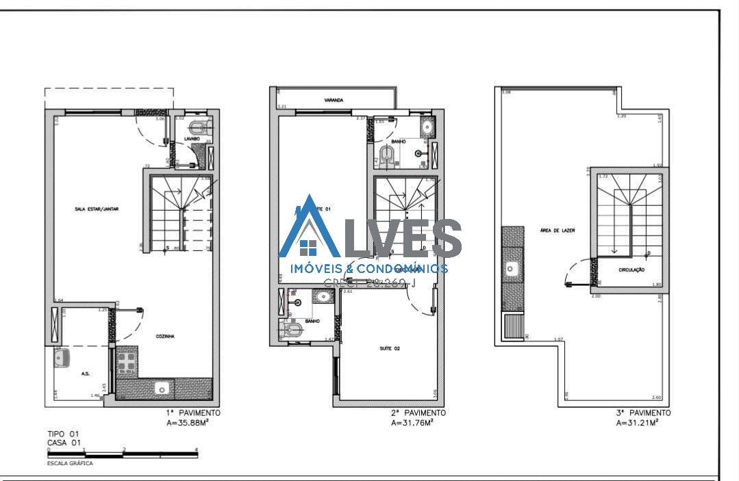 Sobrado à venda com 2 quartos, 98m² - Foto 30