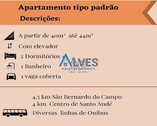 Apartamento à venda com 2 quartos, 40m² - Foto 2