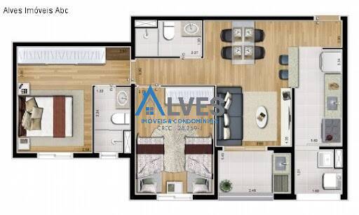 Apartamento à venda com 1 quarto, 65m² - Foto 37